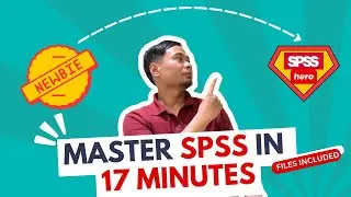 Learn SPSS from Basic in 17 Minutes