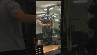Cable Single Arm Reverse Fly