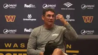 Coach Rivera Speaks to the Media After Friday's Practice | Commanders vs. Broncos