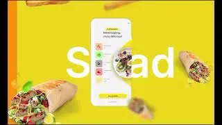 figma slider animation | prototype in figma | food animation