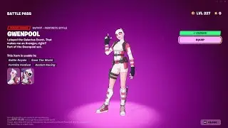 Fortnite: All Gwenpool Styles Gameplay!!! #fortnite #gwenpool #marvel #gaming #fortniteclips