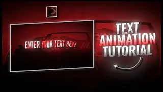 TEXT ANIMATION \ - free xml preset+ tutorial | alight motion