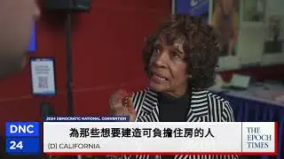 眾議員瑪克辛·沃特斯：哈里斯·沃爾茲帶來「新的光明與希望」  | #大紀元新聞網