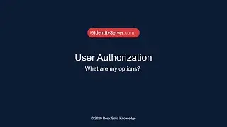 What is User Authorization? What are my options?