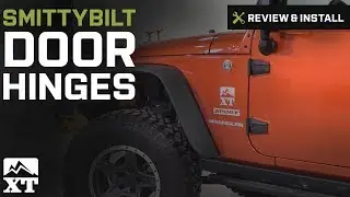 Jeep Wrangler Smittybilt Door Hinges - Black (2007-2017 JK) Review & Install