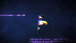 Glitch Code Logo | After Effects template