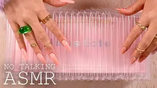ASMR Cute tingly packaging sounds Background ASMR (🎧 NO TALKING | tapping, scratching & tracing)