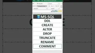 All DDL Commands of SQL in Hindi 