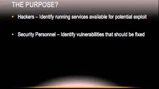 Module 1: Port Scanning