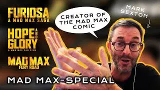 FURY ROAD, FURIOSA: working with George Miller, the Mad Max graphic novel and watching Hope & Glory