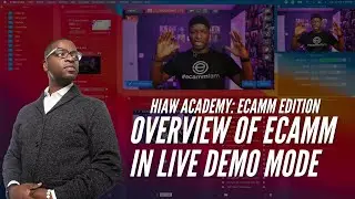 ECAMM LIVE PRO OVERVIEW IN LIVE DEMO MODE | HIAW Academy: Ecamm Edition