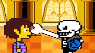 что если бы обидеть санса на пути пацифиста (автор anomaly 8070)undertale