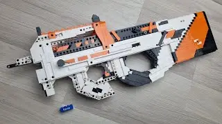 LEGO Full-Auto P90 | Asiimov [Blowback Rubber Band Gun] - Counter-Strike: Global Offensive