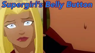 Supergirl’s belly button [Superman & Batman: Apocalypse] (not anime)