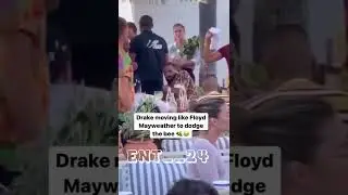 DRAKE TRYING TO DODGE A BEE 🤣🤣💀