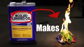 Can Linseed Oil Can Burn Your House Down On Fire Or Melted Like Snow