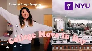 COLLEGE MOVE IN DAY VLOG | New York University