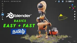 Blender 3D basic tutorial in tamil | beginners full course !