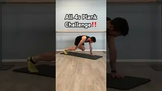 All 4s Plank Challenge‼️#plankchallenge #coreworkout #fitnesschallenge #pilates