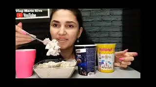 Marta RlVA  Я Ем Мел и Глину.,мукбанг.мой любимый блогер.