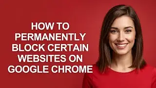 How to Permanently Block Certain Websites on Google Chrome - AshleyHowTo