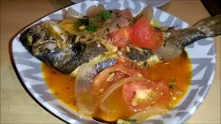 Sweat of Peruvian fish fast and easy 2016. Typical Peruvian dish-Peruvian food