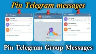 how to pin message in telegram group | Telegram group me message ko pin kaise karen ||