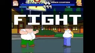 MUGEN ULTIMATE ALL-STAR Z 3: PETER GRIFFIN VS HOMER SIMPSON