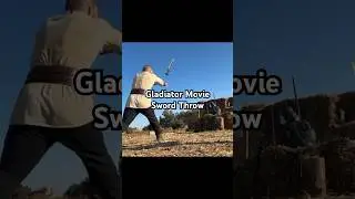 Gladiator movie SWORD THROW test 