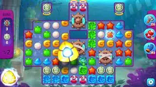 Fishdom 6383 Super Hard Level - 15 moves - NO BooSTERS