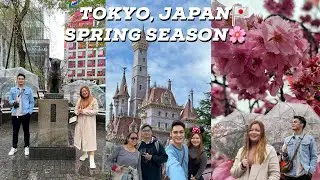 JAPAN TRAVEL GUIDE 2023: We finally made it to TOKYO!🇯🇵 Seeing CHERRY BLOSSOMS for the first time🌸