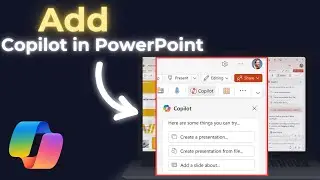 How To Add Microsoft 365 Copilot in PowerPoint