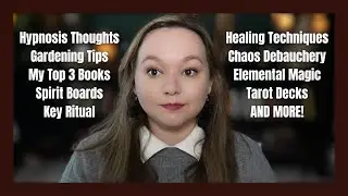 70k Q&A (PART 2) Hypnosis, Elemental Magic, Gardening Tips, Tarot Decks, Healing, & More!