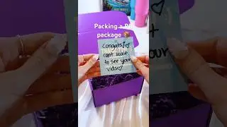 Packing a PR Package for @OfficalXoXobeads