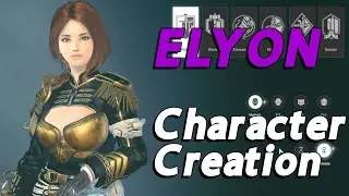 Elyon MMORPG - My First 15 Minute Character Creation