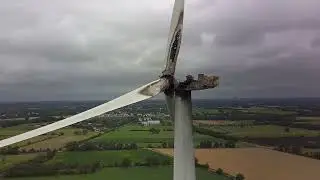 HUBSAN BLACKHAWK ÉOLIENNE APRÈS INCENDIE