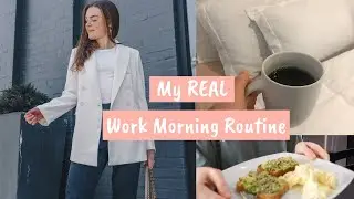 WORK MORNING ROUTINE: GRWM for My 9-5 Job!