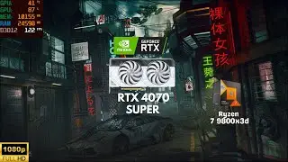 Cyberpunk 2077 Benchmark | Ryzen 7 9800X3D + RTX 4070 Super | Ultra Settings | 1080p FPS Test