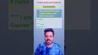 Comments in python programming | Computer Science | Python class 11th and 12th