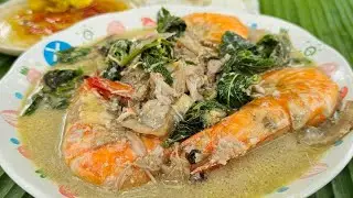 GINATAANG PUSO AT SUGPO NA MAY SALUYOT | PAGKAING BUKID | OUTDOOR COOKING |Team AgustinTV