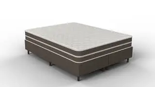 Koerich Online - Conjunto Box Queen Size com Pillow Top duplo - Ecoflex