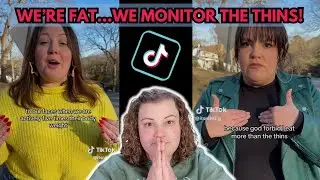 Fat activists admit they MONITOR thin people and JOKE about war | Fat Acceptance TikTok Cringe