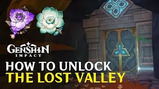 How to unlock The Lost Valley + Secret Chests! / Domain / Genshin Impact