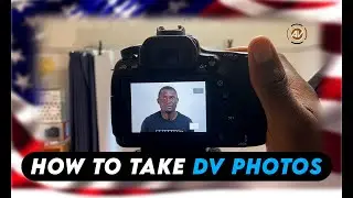 How to take dv lottery photo using a phone and camera | dv photo editing