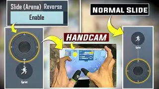 sprint Joystick New Reverse Slide Trick HANDCAM ! 😱🔥 BGMI/PUBG