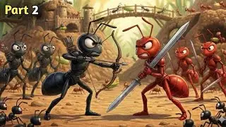 The Last Ant War 2 🐜 – Black vs Red Ants Epic Battle (Cinematic Short Film)