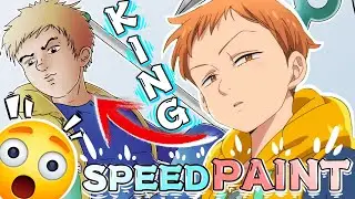 DIBUJANDO AL REY KING / KING / NANATSU NO TAIZAI