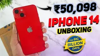 ₹50k IPhone 14 Unboxing - Bought iPhone 14 in Flipkart BBD Sale " My Experience " 🤔