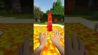 WHO WILL BE SAVED? DOG OR VILLAGER? #minecraft #minecraftshorts