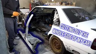 Replacing the WHOLE SIDE of my Crashed Driftcar